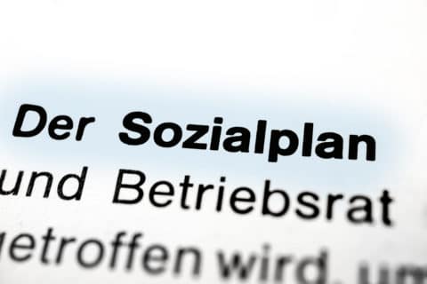 Sozialplan - Gleichbehandlung - beurlaubte Beamte