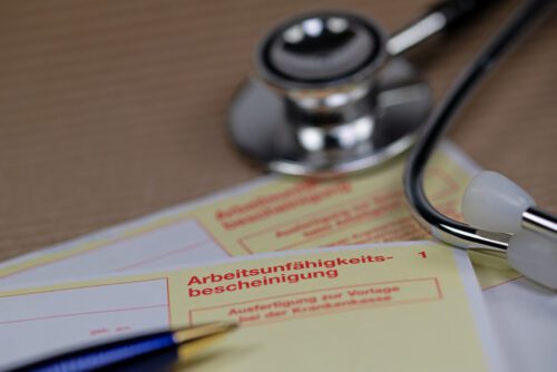 Arbeitsunfähigkeitsbescheinigung